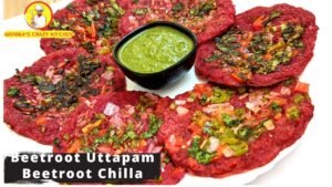 Beetroot Uttapam Recipe