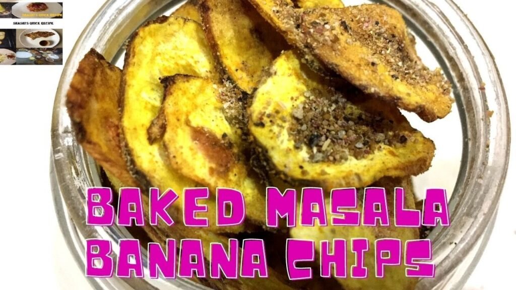 Non Fried Masala Banana Chips Recipe
